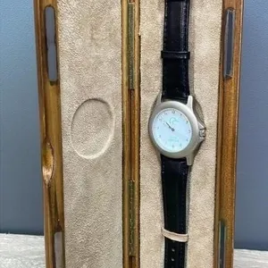 Ducks Unlimited Men's Wristwatch w/Leather Band &