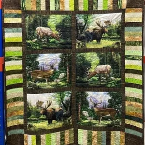 Handmade Quilt/Wall Hanging - Wildlife. 46" x