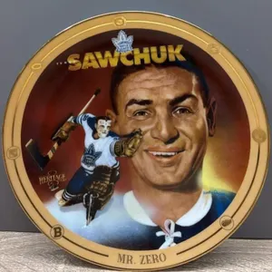 Terry Sawchuk: Mr. Zero, 8" Heritage Plate