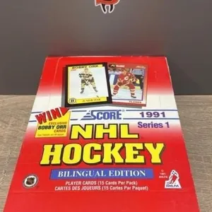 OPENED Box of Score 1991 Hockey Cards.