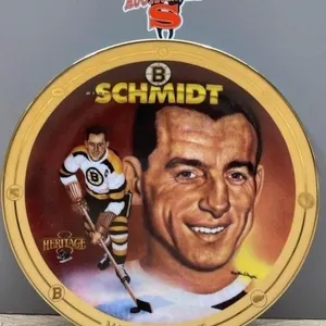 Milt Schmidt, 8" Bradex Collector Plate w/Box.