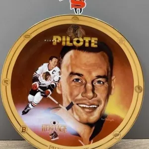 Pierre Pilote, 8" Bradex Collector Plate w/Box.
