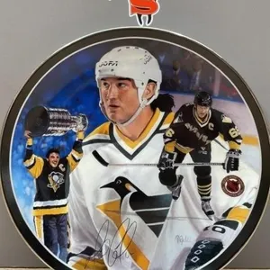 Mario Lemieux, 8" Bradex Collector Plate w/Box.
