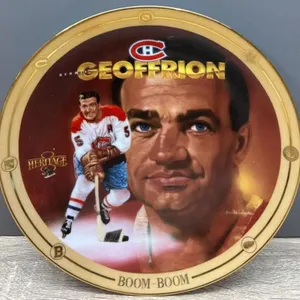 Boom Boom: Bernie Geoffrion, 8" Heritage Plate