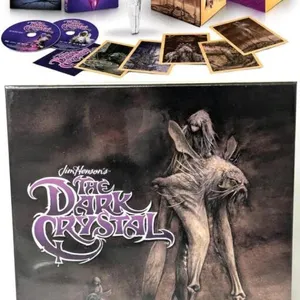 WOW! New 4K Ultra HD Plus Blu-Ray | Jim Henson's THE DARK CRYSTAL Deluxe Edition Includes Exclusive Collectable Crystal Shard, 28-Page Art Book, Art C