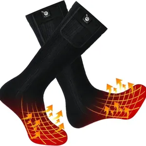 New Size LG (9-12) Men's SNOW DEER Electric Heated Socks - Upgraded Rechargeable Battery Powered for Men and Women, Cold Weather Hunting Fishing Motor