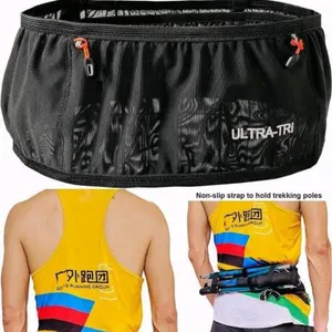 2 New Size XL (33.5-39" Waist) Unisex ULTRA-TRI High Elastic Bounce Resistant Running Waist Packs Lightweight Brethable Sports Bag for Trail Run Marat