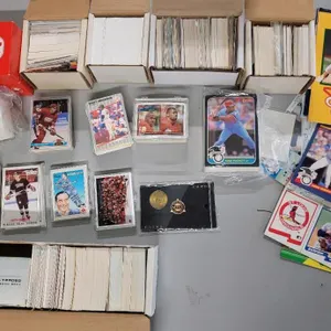 Late 80s / Early 90s NHL Hockey , MLB Baseball , NFL Football & Olympic Trading Card Singles .