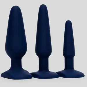 Lovehoney Booty Bound Silicone Butt Plug Set with Three Sizes