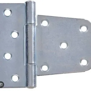 Lot of 5 Hillman 851948 Heavy-Duty Zinc T-Hinges, 4×4 and 2×4