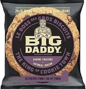 Big Daddy Oatmeal & Raisin Cookie Biscuit Pack – 8 x 100g