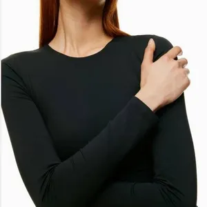 Frank And Oak Women’s Smoothing Contour Long-Sleeve Tee S/P, 2-Pack