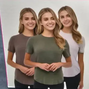Bench 3-Pack Ladies Comfort T-Shirts, Multi-Color, Size M/M