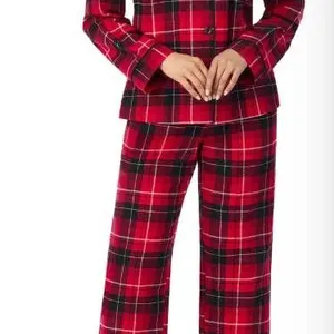 BedHead Pajamas 2-Piece Set in Red Plaid, Size M/M