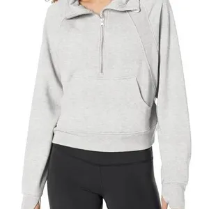 Danskin Women’s XL Half-Zip Pullover Sweatshirt Made in Cambodia