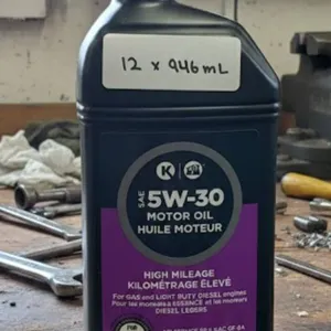 Kirkland Signature 5W-30 High Mileage Motor Oil, 12 x 946 mL