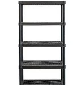 Ramtuff 5-Level Resin Shelving System with 150 lbs Per Shelf Capacity