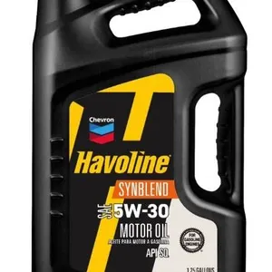 Chevron Havoline 5W-30 Synthetic Blend Motor Oil, 4.73L