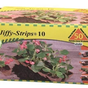 Jiffy Strips 10, 0.5 Strips (50 Pots), 12 Units per Case