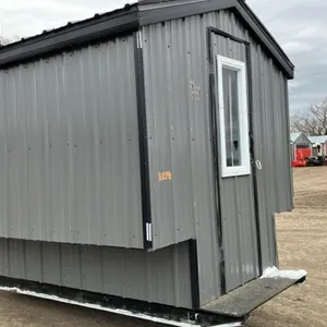K139. 7X8 Insulated Icing Fishing Skid Shack
