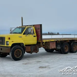 1994 GMC TOPKICK T/A 20 FT. FLATBED TRUCK