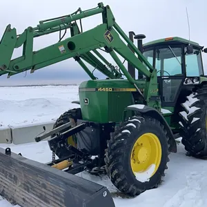 John Deere 4450 MFWD Tractor with John Deere 740 Front End Loader SN: RW4450P011294