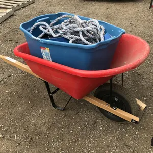 Wheelbarrow w/ Rope and Hoses
 UNRESERVED