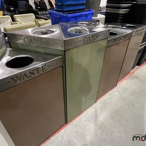 (7) Steel-Top Waste Disposal Bins
 UNRESERVED