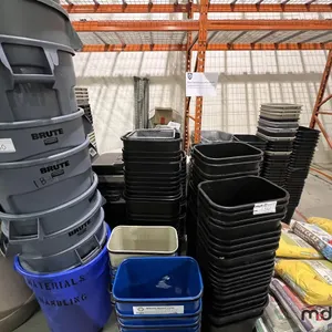 Assortment of Garbage Bins and Cans
 UNRESERVED