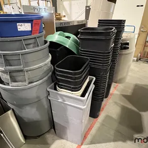 Assortment of Garbage Bins
 UNRESERVED