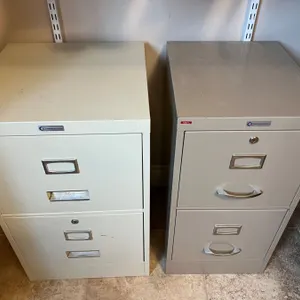 Two Drawer Commodore File Cabinets