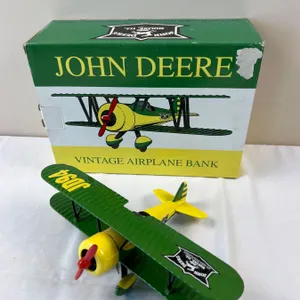 John Deere Vintage Airplane Bank