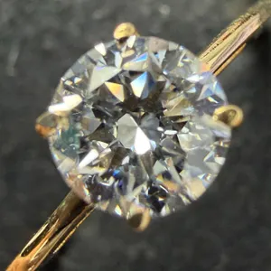 10K (1.25G), LAB DIAMOND (0.7CT) RING APPRAISED INSURANCE VALUE $1300