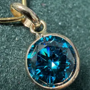 10K LAB BLUE DIAMOND (1.05CT) PENDANT SUGGESTED RETAIL VALUE $1600
