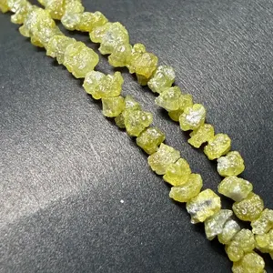 SILVER(3.4G), NATURAL DIAMOND(ROUGH DIAMOND BEAD) (14CT)NECKLACE, SUGGESTED RETAIL VALUE $440