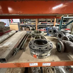 Shelf of Assorted Flanges, Pump Parts & More (Shelving Not Included)
 UNRESERVED