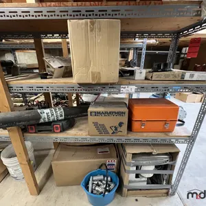 Shelf of Assorted Tools, Vent Fan, Hardware & More (Shelving Not Included)
 UNRESERVED