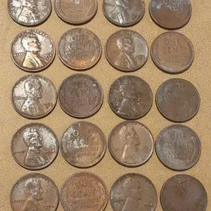 1954 wheat pennies coin