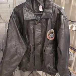 Korean Veteran leather coat large