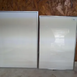 2 large silver frames