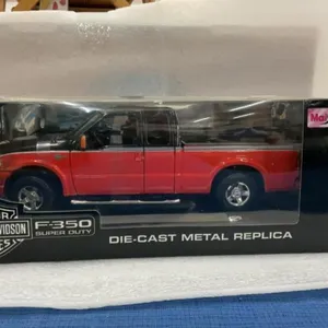 MAISTO DIE CAST 2004 FORD  F350  SUPER DUTY TRUCK  - HARLEY DAVIDSON CYCLES