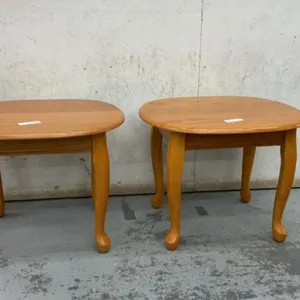 PAIR OF SIDE TABLES