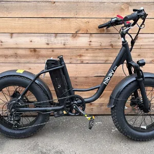 HIBOY EX6 7 SPEED E-BIKE WITH BATTERY (NO CHARGER, NO KEY, BATTERY HAS EXPOSED WIRING, NO SEAT)