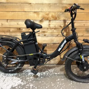 WILDE WAY 7 SPEED FOLDING E-BIKE WITH BATTERY (NO KEY, NO CHARGER, UNKNOWN WORKING CONDITION)