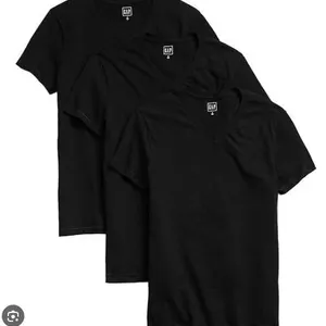 Banana Republic 3-Pack Essential T-Shirts, Size Small/Medium, Black