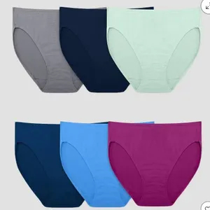 Fruit Of The Loom Micro-Mesh Women’s Hi-Cuts Size 10/3XL (6 Count)