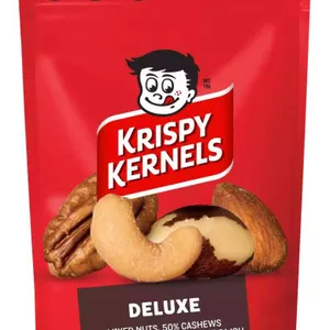 Case of 8 – Krispy Kernels Deluxe Mixed Nuts 170g Pouch – 50% Cashews