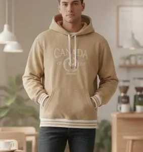 Souvenirs Northern S/P Terry Hoodie with Embroidered Canada Design