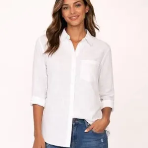 Gap Women’s Long-Sleeve Shirt, Size L/G, Model 3921002