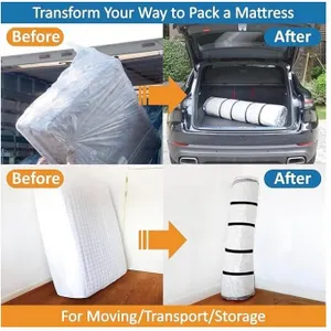 Mattress Vacuum Bag for King and Cal-King Sizes with Straps Included